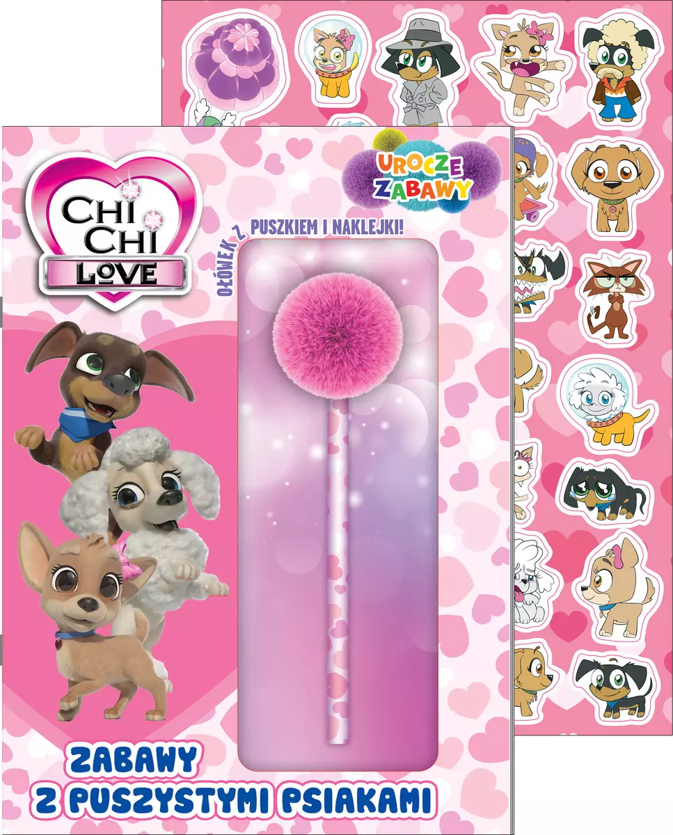 Chi Chi Love. Chi Chi Love. Urocze zabawy. Zabawy z puszystymi psiakami - Książki