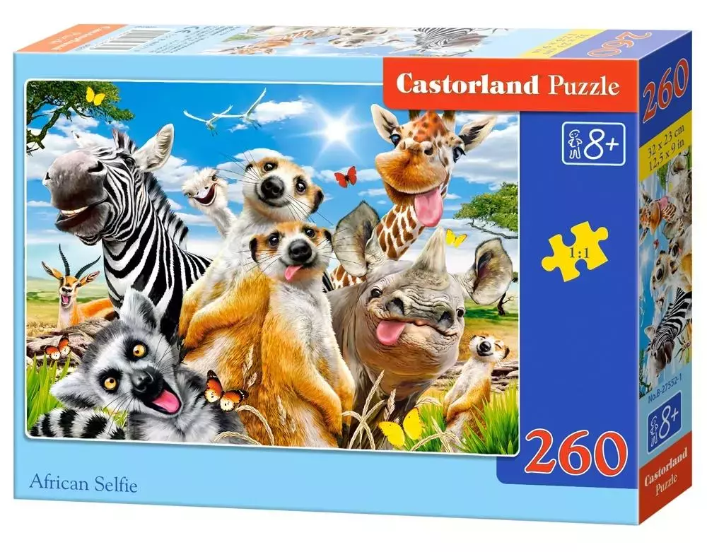 Puzzle 260 elementów. African Selfie - Puzzle