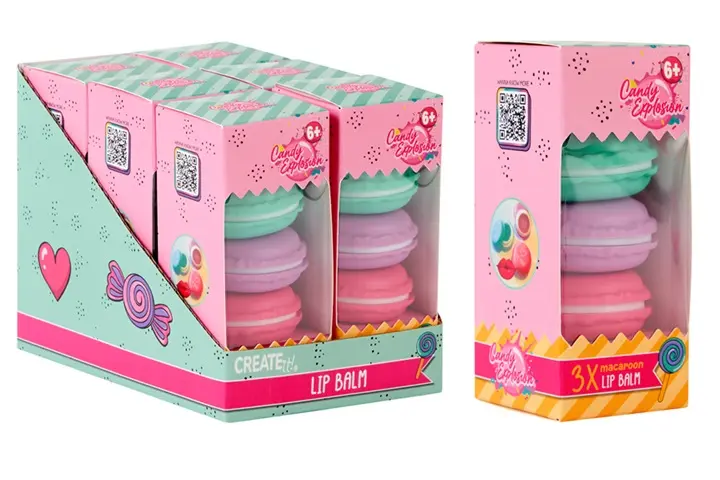 CREATE IT! Candy bals.d/ust makaroniki 3szt 884844 - Zabawki