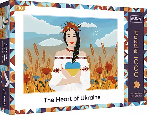 Puzzle 1000el Trefl The Heart Of Ukraine pudełko - Puzzle