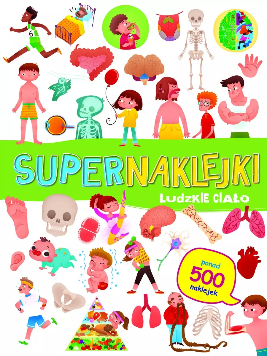 Supernaklejki: Ludzkie ciało - Książki