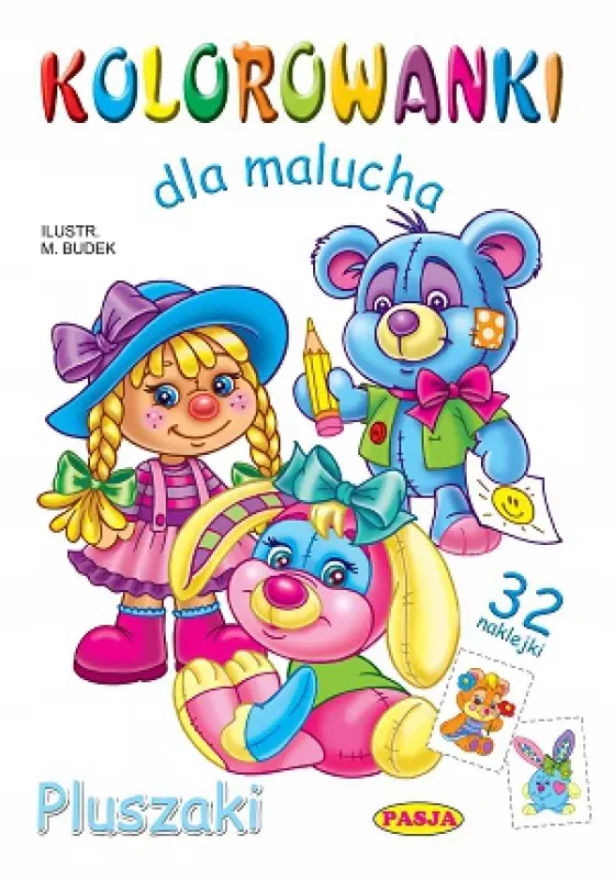 Kolorowanki dla malucha Pluszaki - Książki