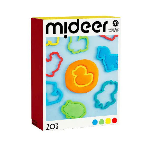 Foremki do ciastoliny mideer – 10 szt. - Zabawki