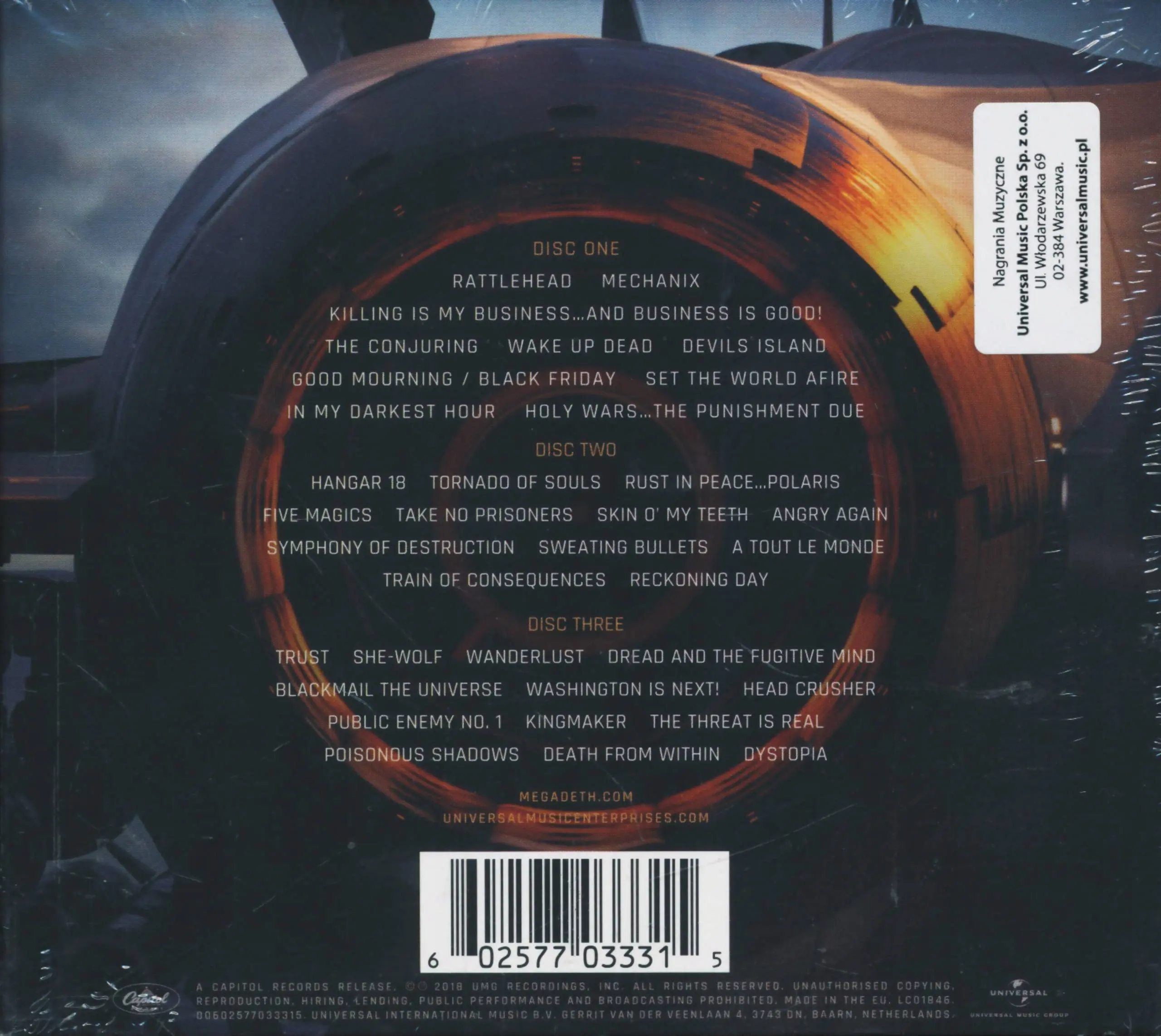 Warheads On Foreheads, CD - Muzyka
