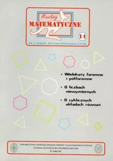 Miniatury matematyczne 11 Wielokąty foremne... - Książki