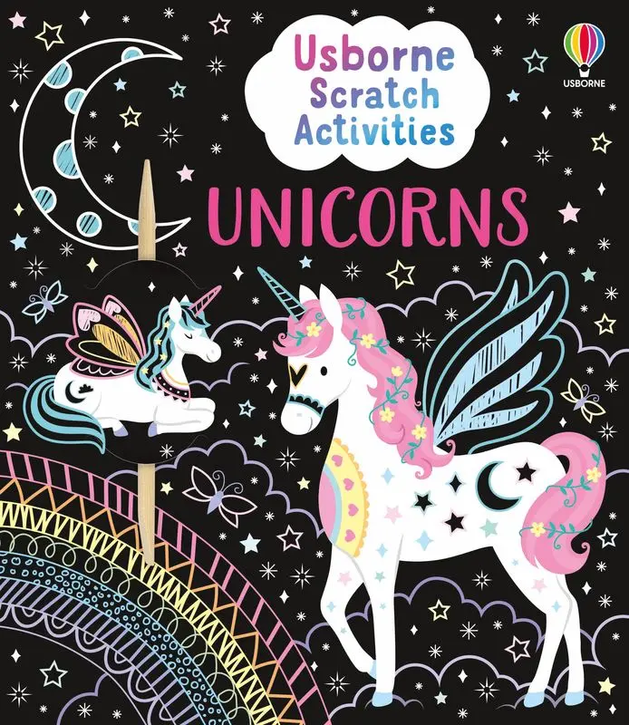 Unicorns. Usborne Scratch Activities wer. angielska - Książki