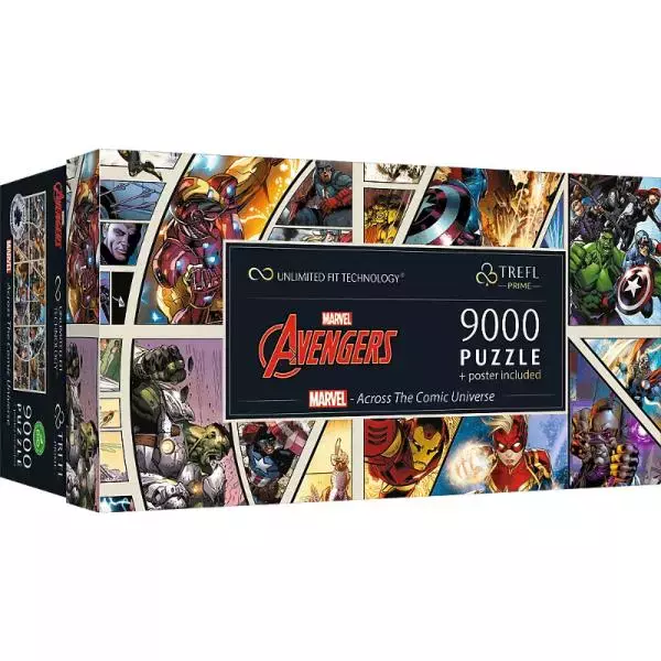 Puzzle 9000el Marvel Across The Comic Universe 81022 TREFL - Puzzle