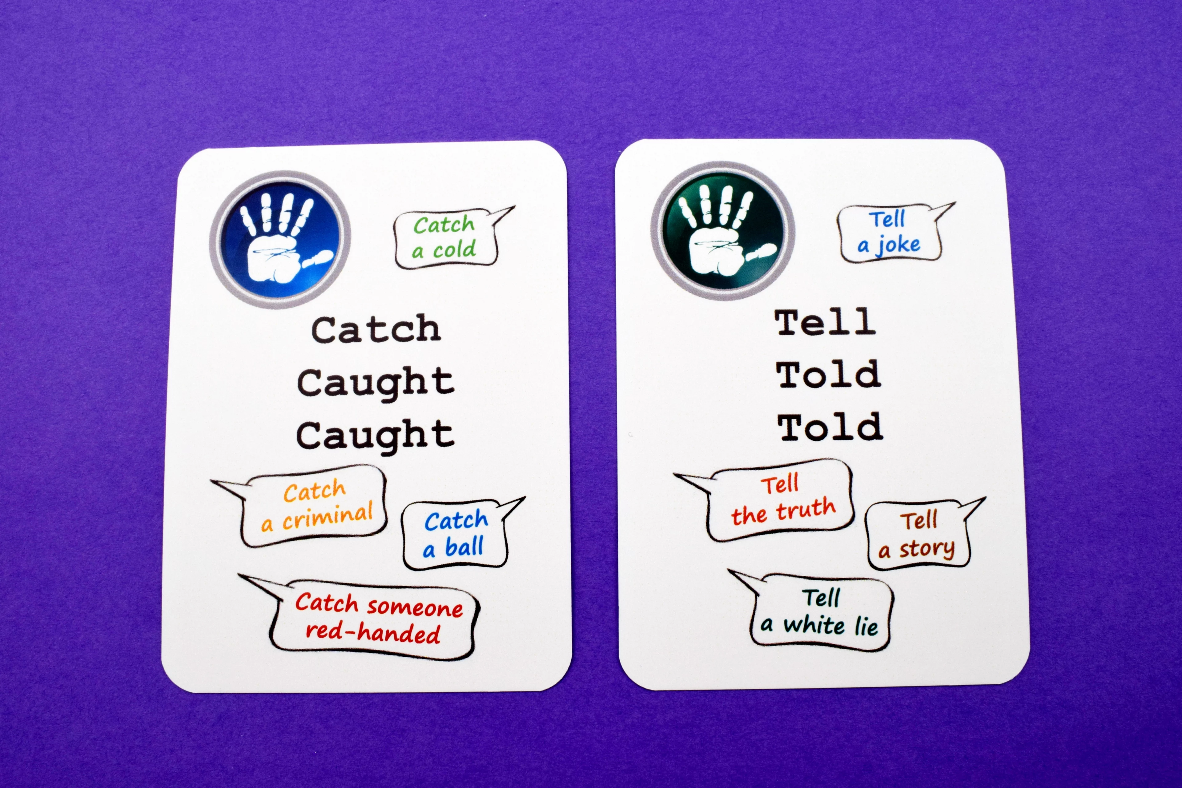 Fun Card English. Irregular Verbs - Gry
