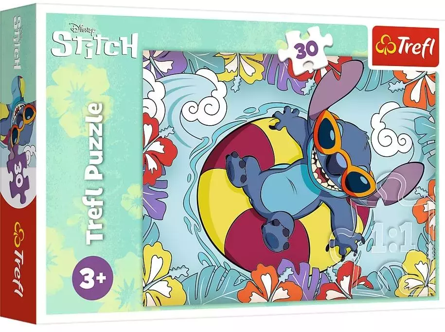 Puzzle 30 Lilo&Stitch na wakacjach TREFL - Puzzle
