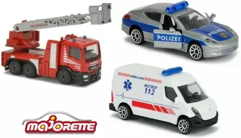 Majorette. Samochody SOS, mix wzorów - Zabawki