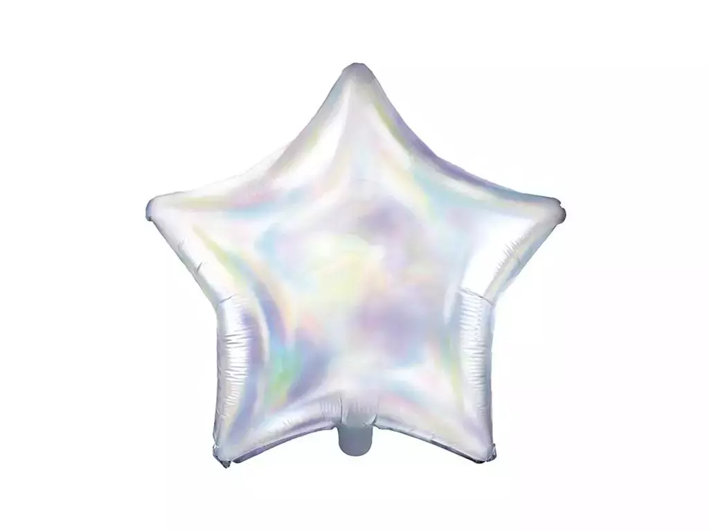 Balon foliowy Gwiazdka 48cm opalizujący - Papiernicze i szkolne