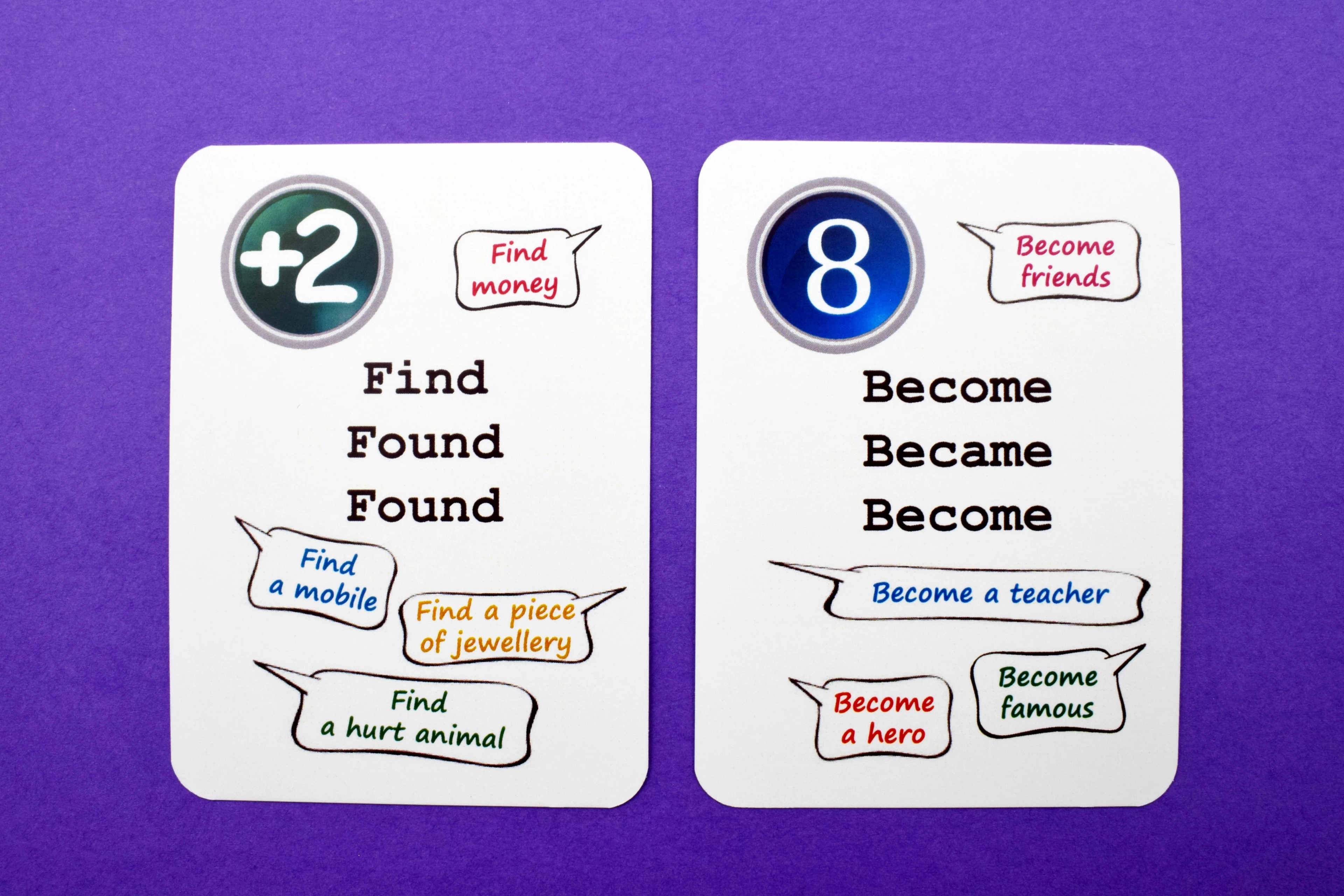Fun Card English. Irregular Verbs - Gry
