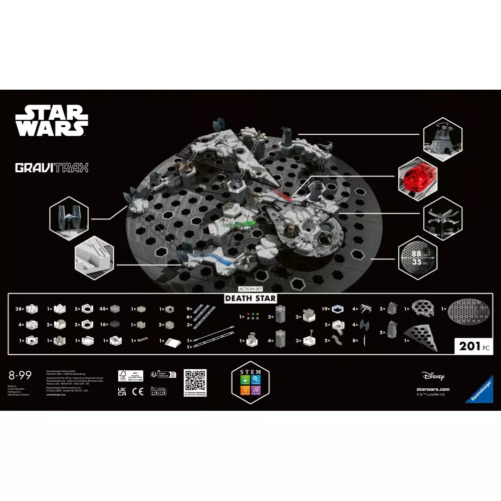 Gravitrax. Zestaw startowy Star Wars Gwiazda Śmierci - Zabawki