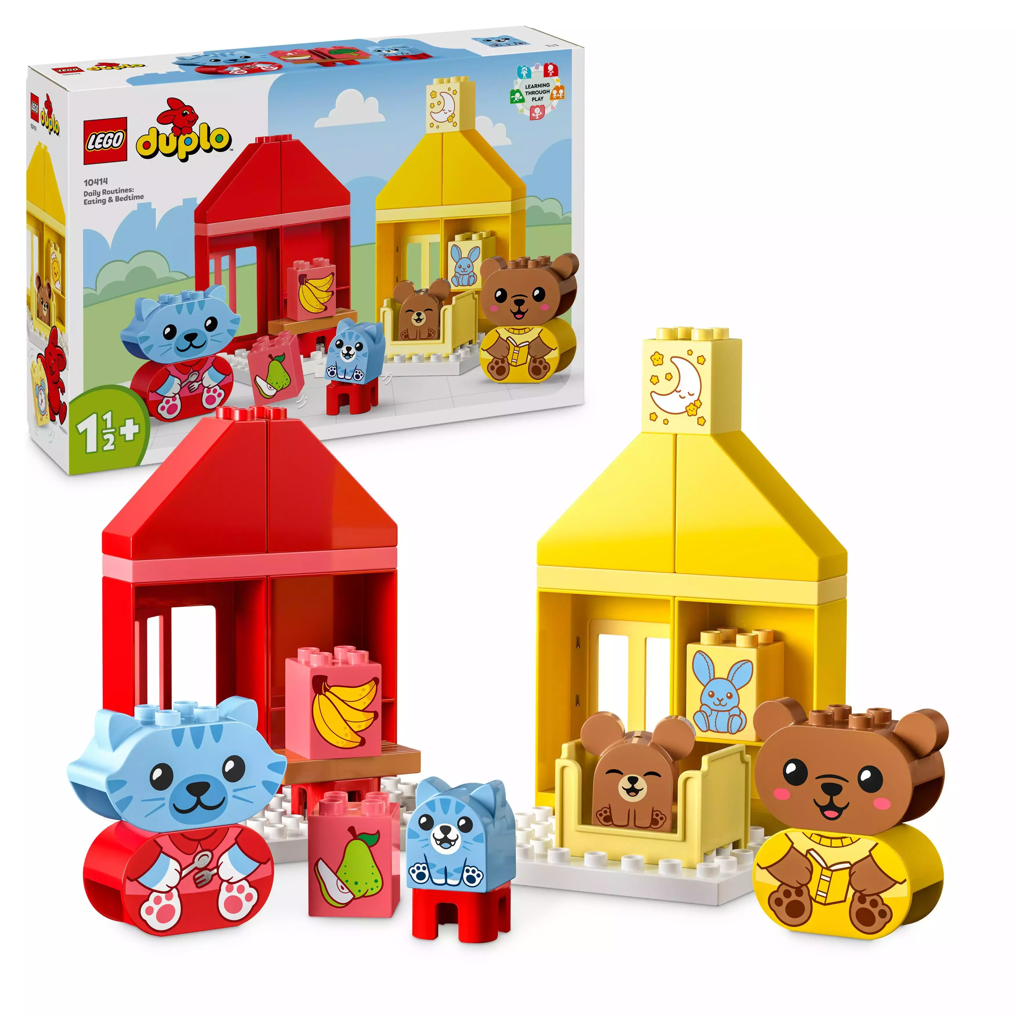 LEGO DUPLO Moje pierwsze codzienne czynności - jedzenie i pora snu 10414 - Zabawki