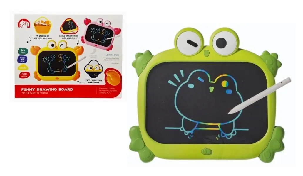 Tablet LCD znikopis żabka - Książki