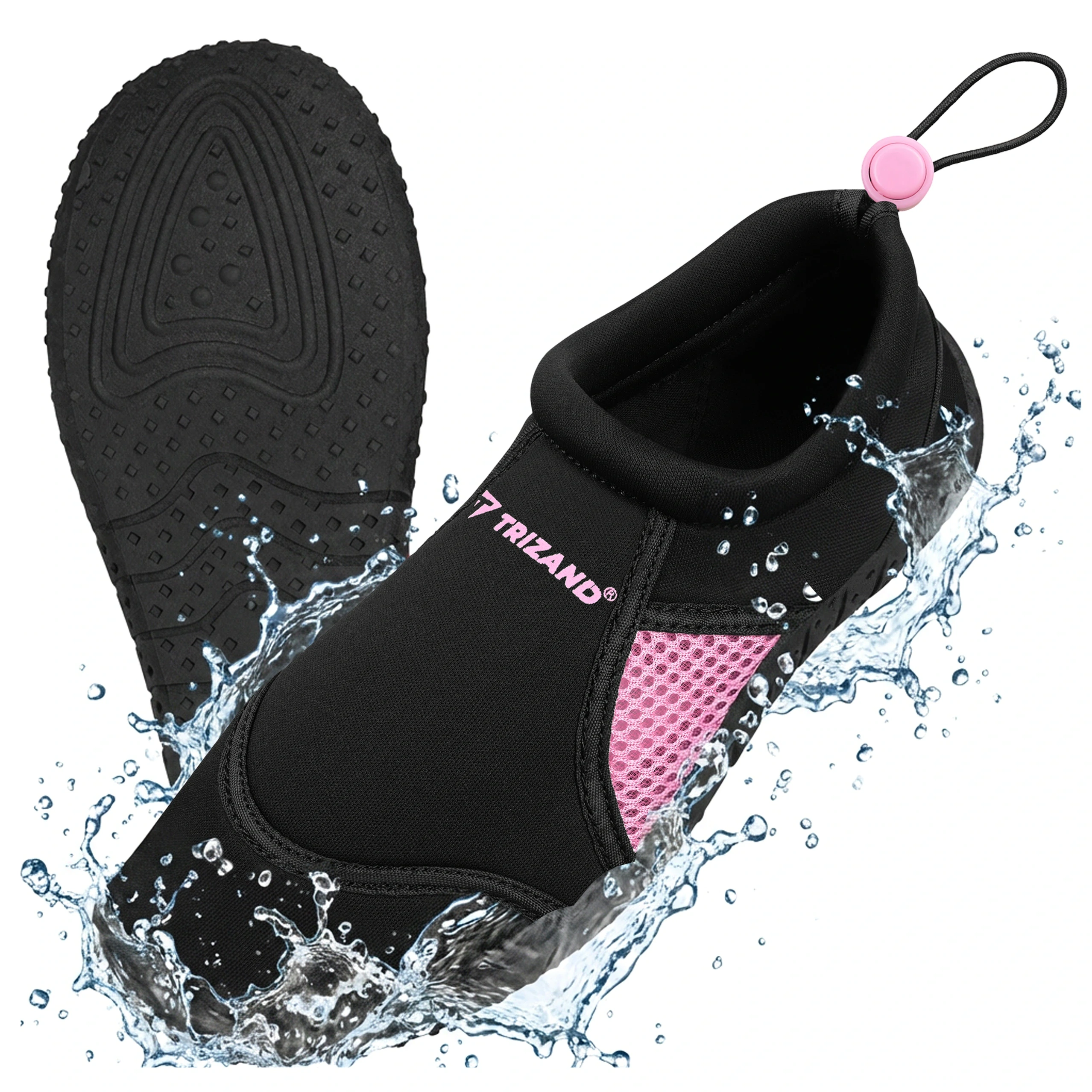 Buty do wody czarno-różowe- rozmiar 38 5mm Trizand - Elektronika i akcesoria