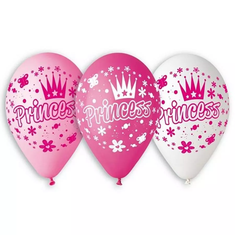 Balony premium, Księżniczki (5 sztuk) - Papiernicze i szkolne