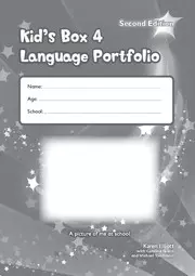 Kids Box 4. 2nd edition. Language Portfolio - Książki
