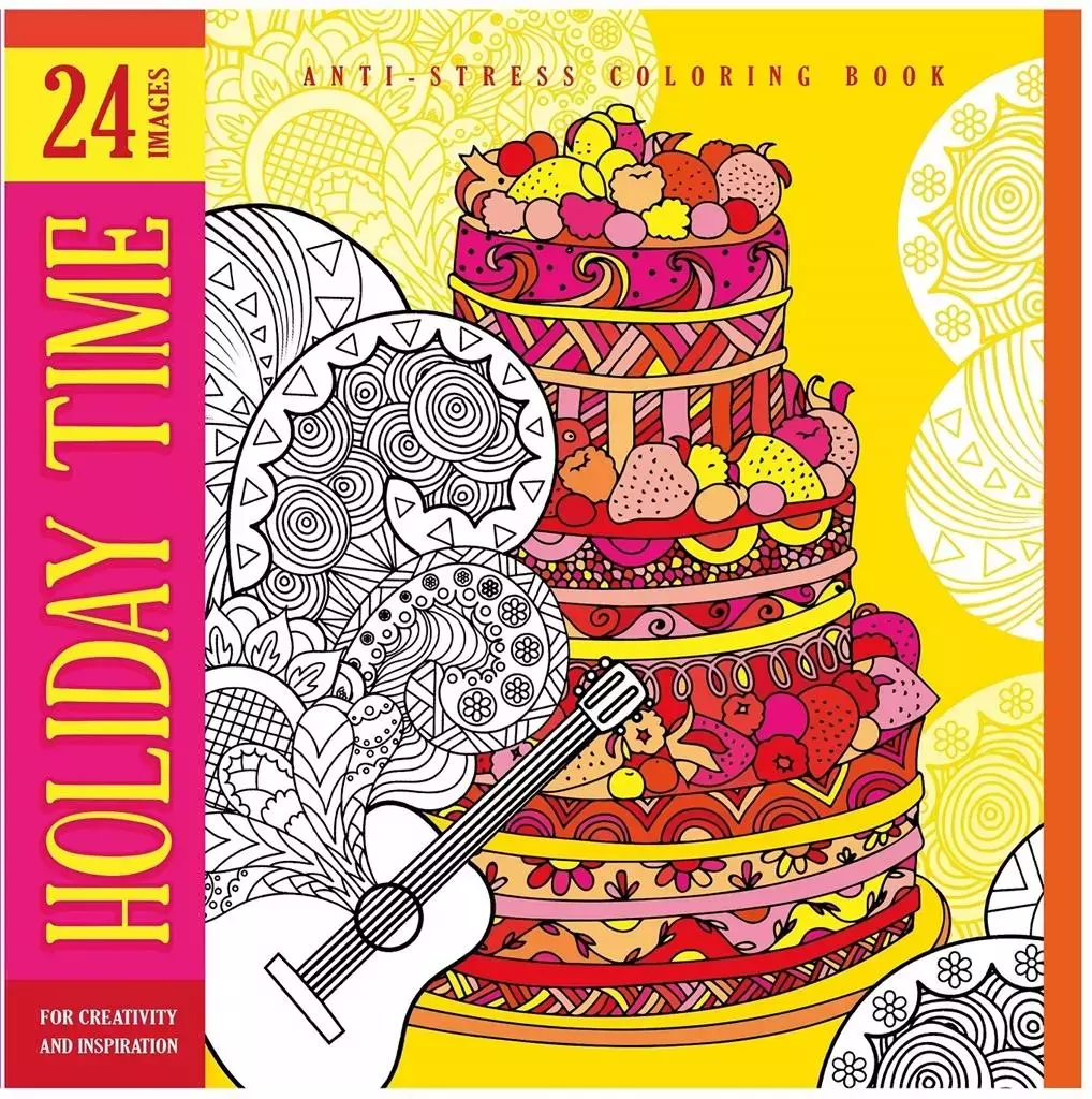 Kolorowanka antystresowa 200x200 12 Holiday Time - Książki