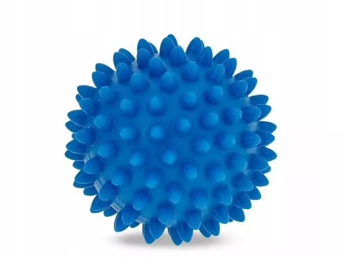 Piłka sensoryczna do masażu i rehabilitacji 6.6 cm, niebieska - Zabawki