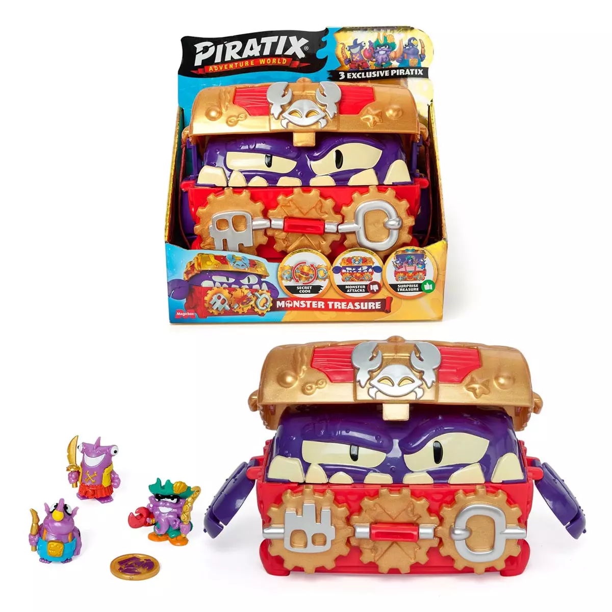 PIRATIX Monster Treasure Zestaw, figurka - Zabawki