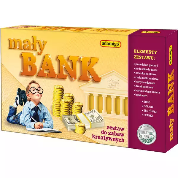 Mały bank. Zestaw do zabaw kreatywnych - Gry