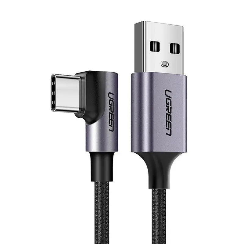 Kabel UGREEN US284 USB-A-USB-C 2m (czarny) - Elektronika i akcesoria