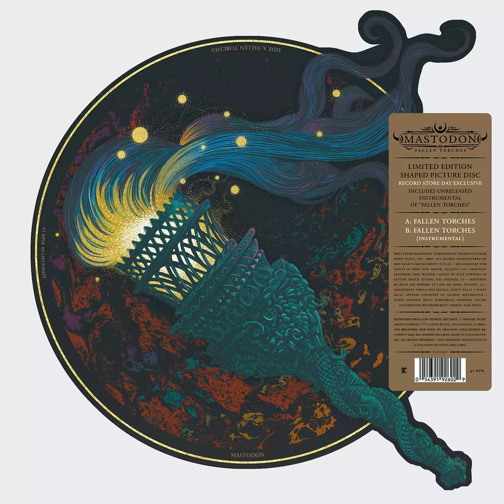 Fallen Torches / Shape, Limited Edition, Picture Disc, Record Store Day 2021 exclusive, Winyl - Muzyka