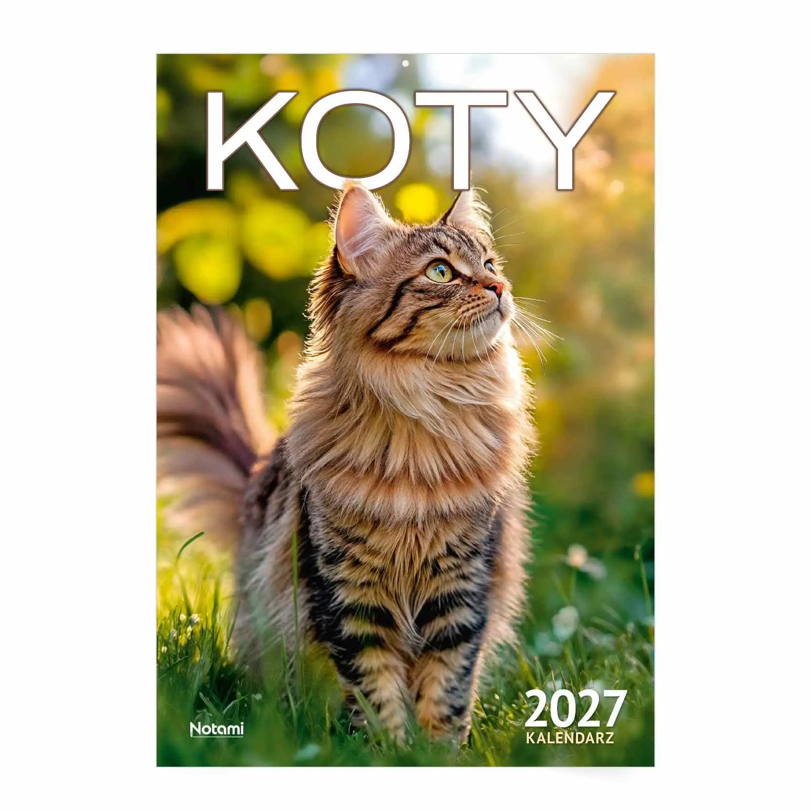 Kalendarz 2027 Ścienny A4 Koty - Papiernicze i szkolne