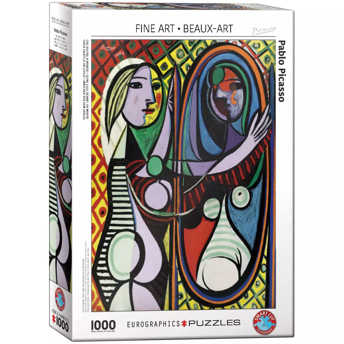 Puzzle 1000 elementów. Odbicie w lustrze, Pablo Picasso - Puzzle