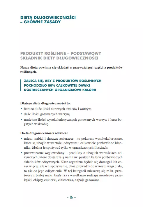 Dieta długowieczności - Książki