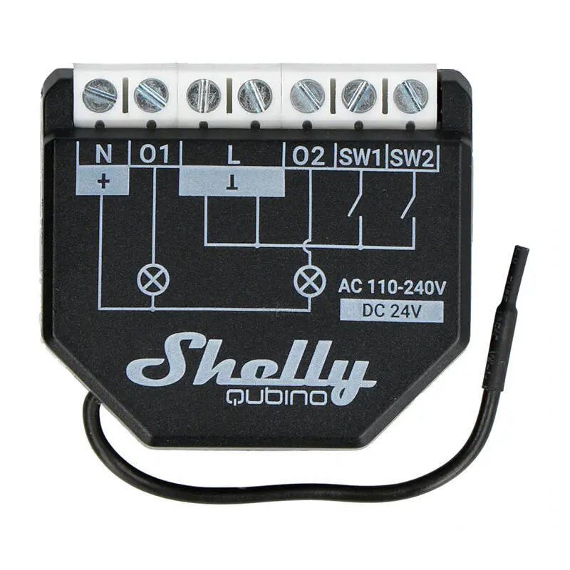 Przekaźnik SHELLY Qubino Wave 2PM Z-Wave 2-kanałowy - Elektronika i akcesoria