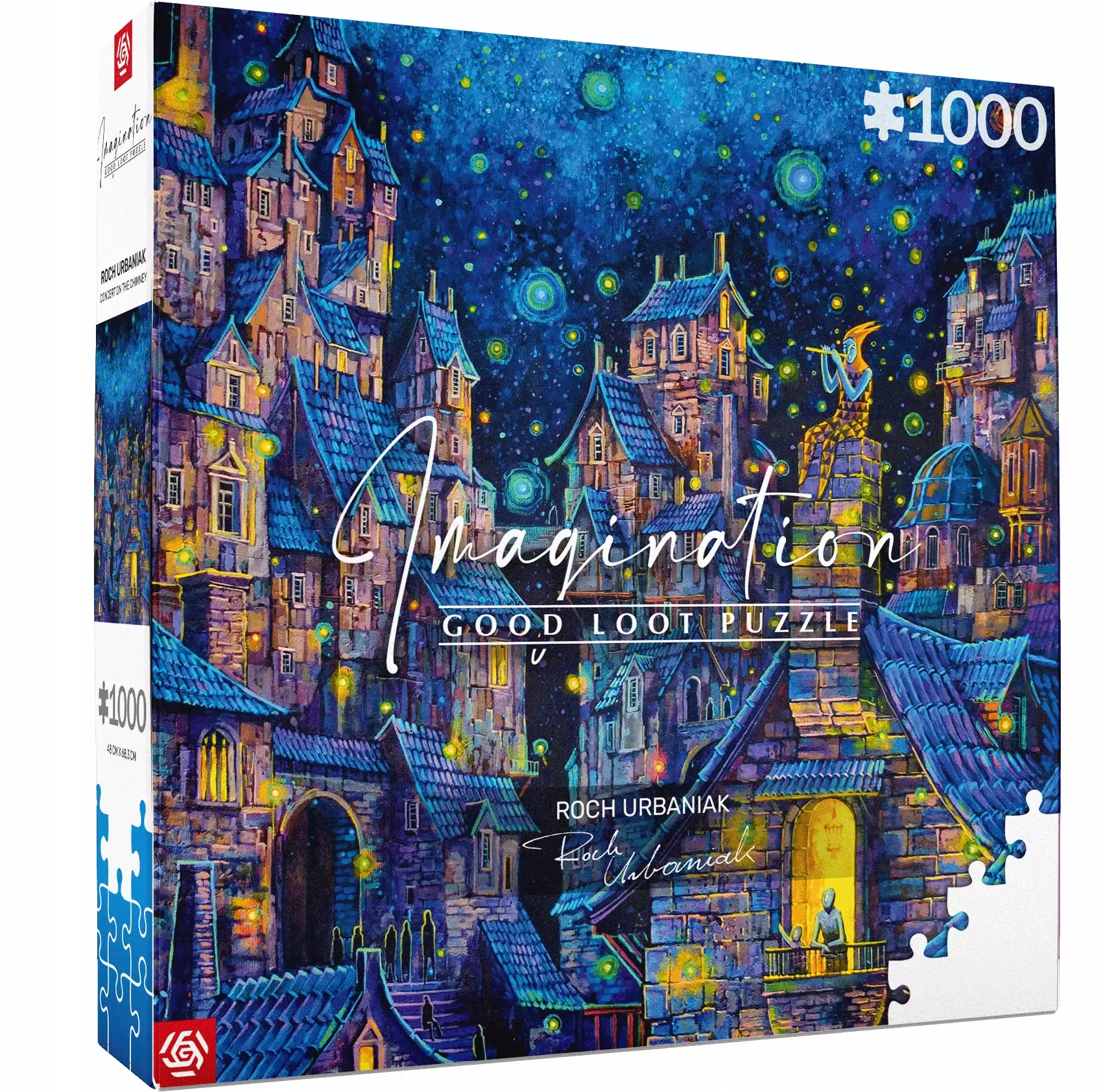 Puzzle 1000 Roch Urbaniak Koncert na kominie - Puzzle