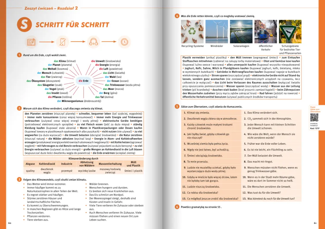 Smart book. Język niemiecki. Welttour Deutsch 4 neu. Liceum i technikum - Książki