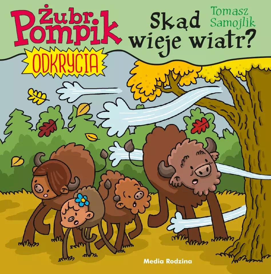 Żubr Pompik. Odkrycia. Tom 9. Skąd wieje wiatr? - Książki
