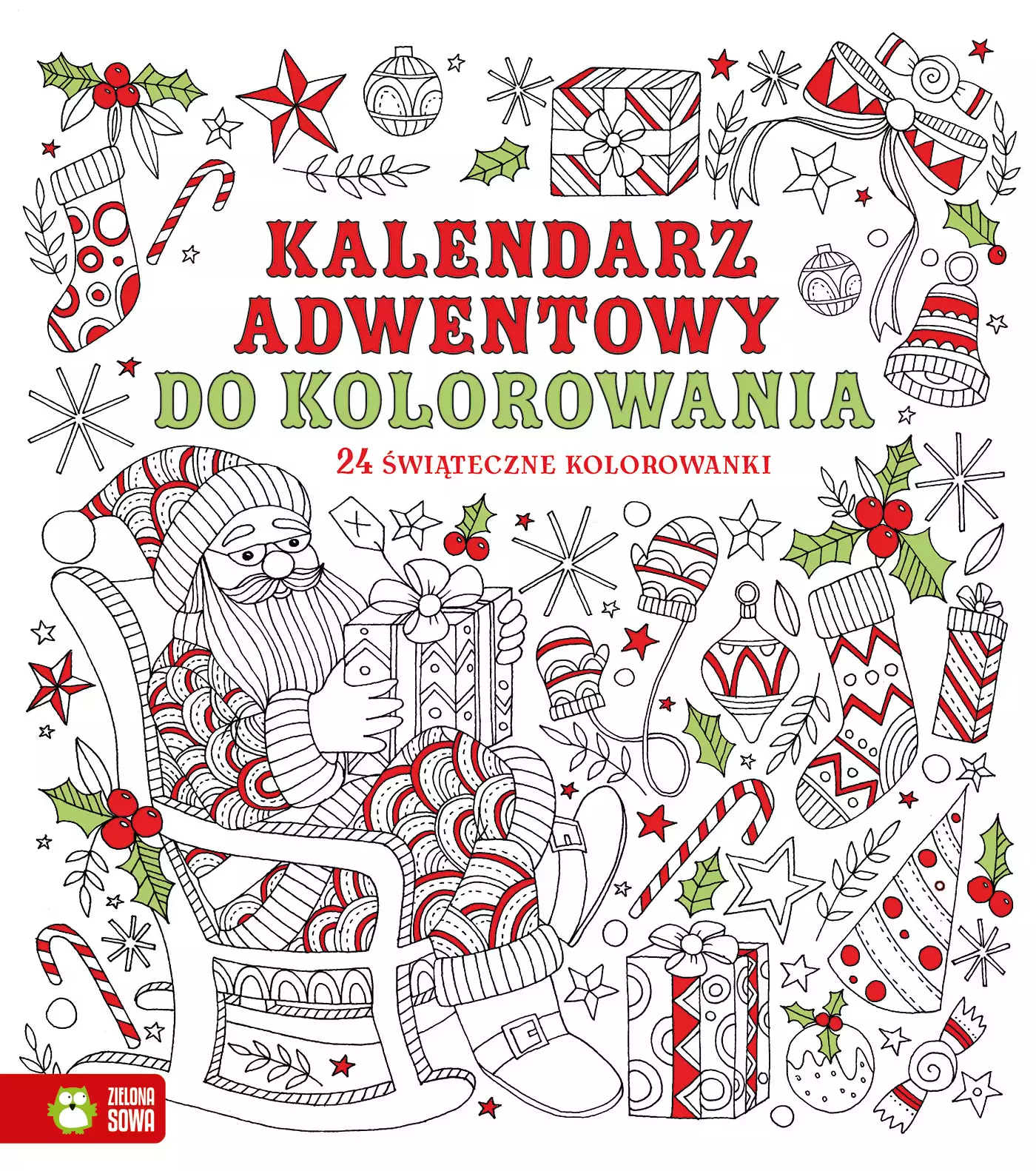 Kalendarz adwentowy do kolorowania - Książki