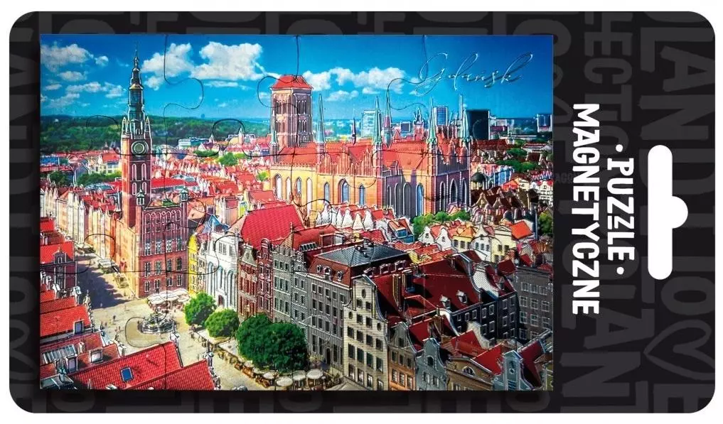 Magnes puzzle Gdańsk ILP-MAG-PUZZ-GD-02 - Papiernicze i szkolne