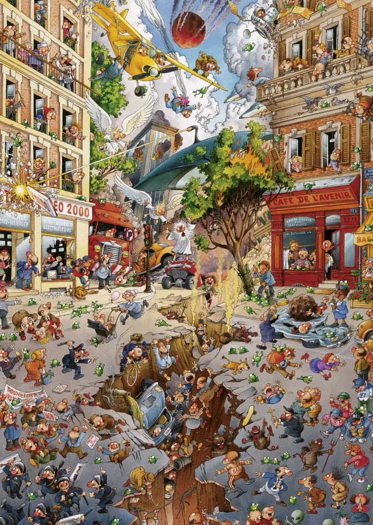 Puzzle 2000 elementów. Apokalipsa + plakat - Puzzle