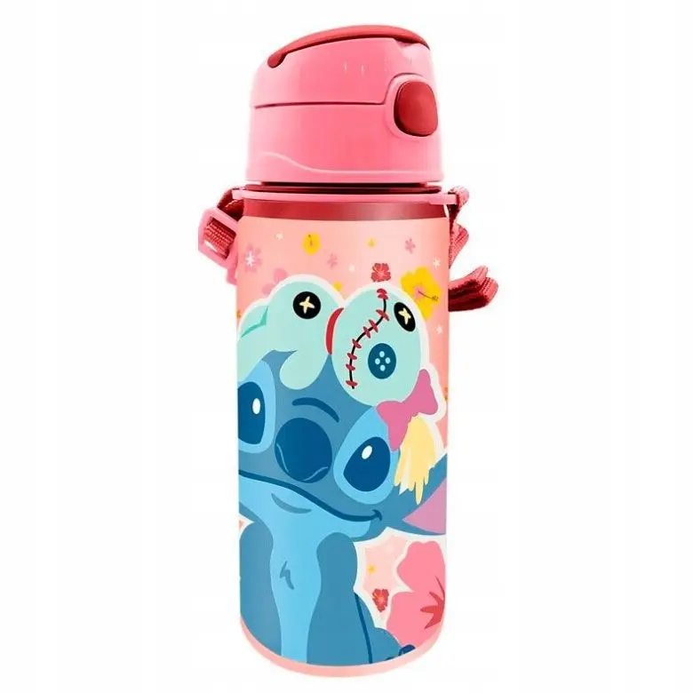 Stitch. Bidon aluminiowy, 600 ml - Papiernicze i szkolne