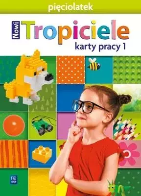 Nowi Tropiciele. Pięciolatek. Karty pracy, część 1 - Książki