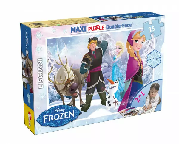 Puzzle maxi 35 elementów. Kraina Lodu - Puzzle