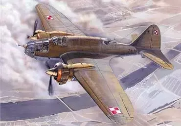 MIRAGE PZL-37 A Łoś Bomb er - Zabawki