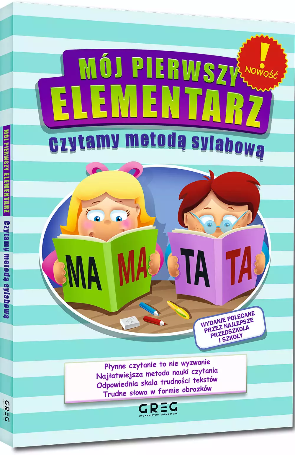 Mój pierwszy elementarz - czytamy metodą sylabową - Książki