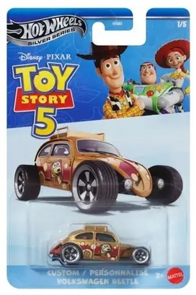 Hot Wheels Silver Toy Story Custom Volkswagen - Zabawki