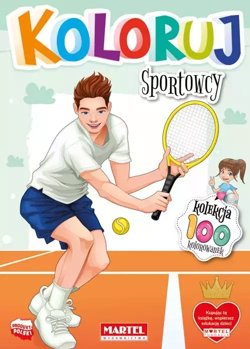 koloruj - Sportowcy - Książki