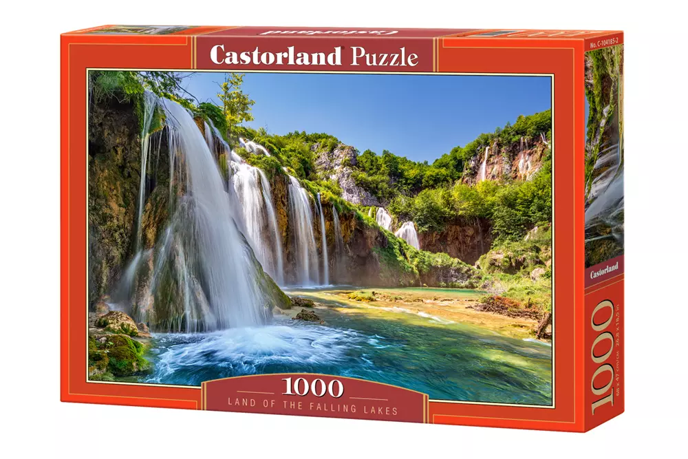 Puzzle 1000 elementów. Kraina spadających jezior - Puzzle