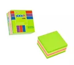 Notes kostka zielona -  neon i pastel. - Papiernicze i szkolne