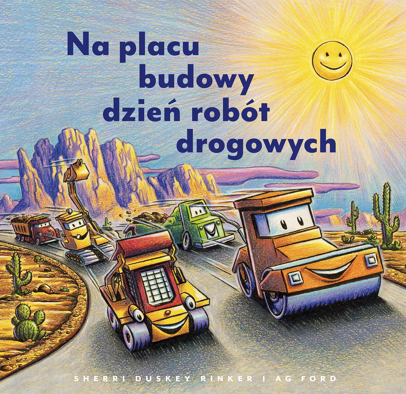 Na placu budowy dzień robót drogowych - Książki