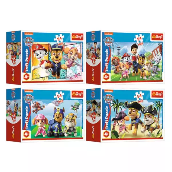 Puzzle mini 54 elementy. Psi Patrol, mix wzorów - Puzzle