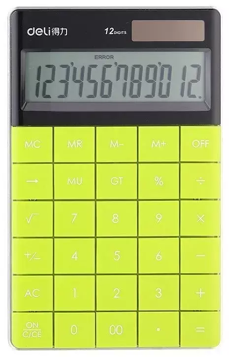 Kalkulator biurowy Deli 1589_GREEN - Papiernicze i szkolne